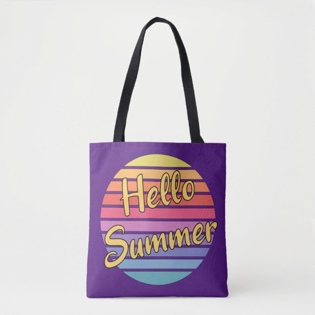 Bolsa Tote Olá Summer (Frente)