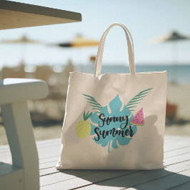 Bolsa Tote Olá Summer com Flamingo Tropical Tote Bag