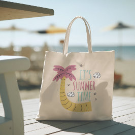 Bolsa Tote Olá Summer com Flamingo Tropical Tote Bag