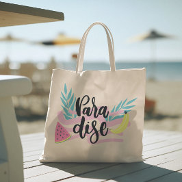 Bolsa Tote Olá Summer com Flamingo Tropical Tote Bag