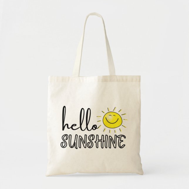 Bolsa Tote Olá Sunshine Primavera Summer (Frente)