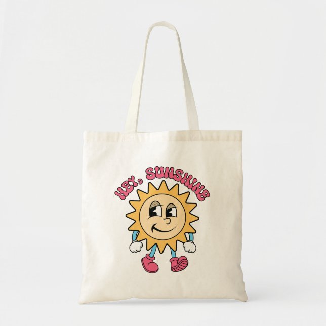 Bolsa Tote Olá, Sunshine - Summer Vibes (Frente)