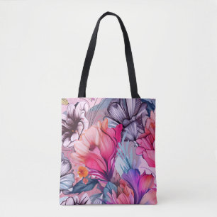 Bolsa Tote Olá, Tempo de Felicidade de Primavera, Cores Quent