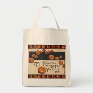 Bolsa Tote o'Lanterns de sorriso do Dia das Bruxas Jack do