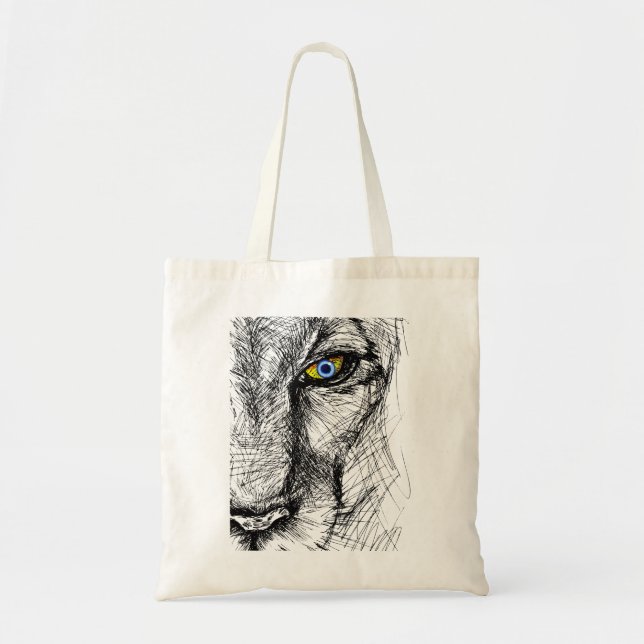 Bolsa Tote Olhar do Tigre (Frente)