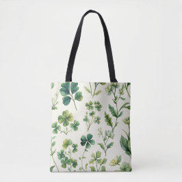 BOLSA TOTE OLHAR VINTAGE TREVO CELTICO IRLANDÊS