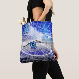 Bolsa Tote Olho Cósmico Místico Sonho