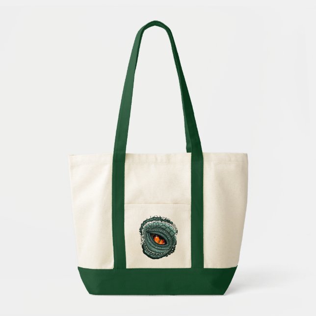 Bolsa Tote Olho de Predador Réptil Primitivo (Frente)