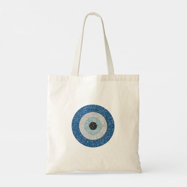 Bolsa Tote olho mau - olho azul (Verso)