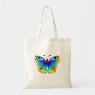 Bolsa Tote Olho Peacock da Borboleta Arco-Íris