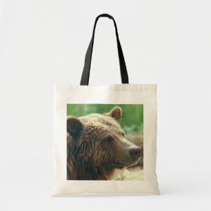 Bolsa Tote Olhos animais da cara do urso adorável bonito da