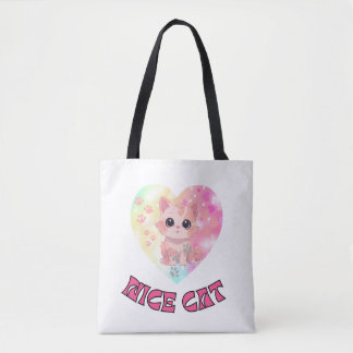 Bolsa Tote Olhos bonitos de gato
