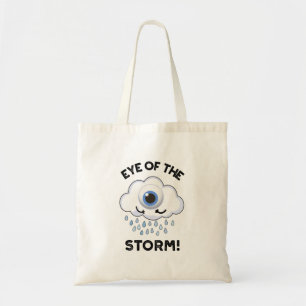 Bolsa Tote Olhos Da Tempestade Engraçado Pun