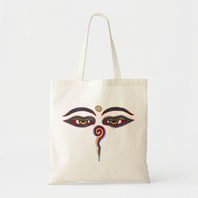Bolsa Tote Olhos De Buda / Augen der Weisheit (Frente)
