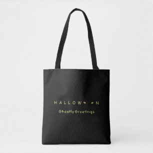 Bolsa Tote Olhos de Gato de Halloween Spooky