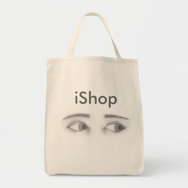 Bolsa Tote Olhos Masculinos (Frente)
