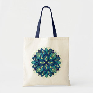 Bolsa Tote Olhos Psicodélicos Estranhos Azul
