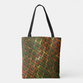 Bolsa Tote "Olhos verdes enquadrados", arranhões ou grelha ve