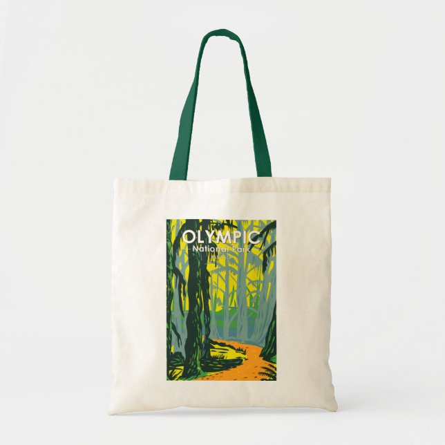 Bolsa Tote Olimpiadas National Park Washington Hoh RainForest (Frente)