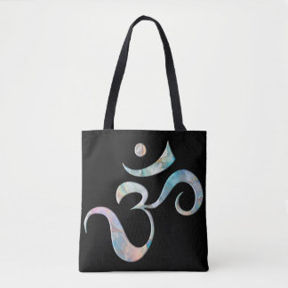 Bolsa Tote Om Marmorizado Bege