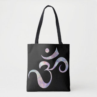 Bolsa Tote Om Marmorizado Rosa