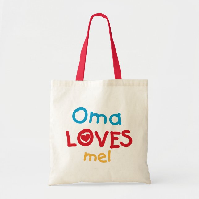 Bolsa Tote Oma ama-me T-shirts e presentes (Frente)