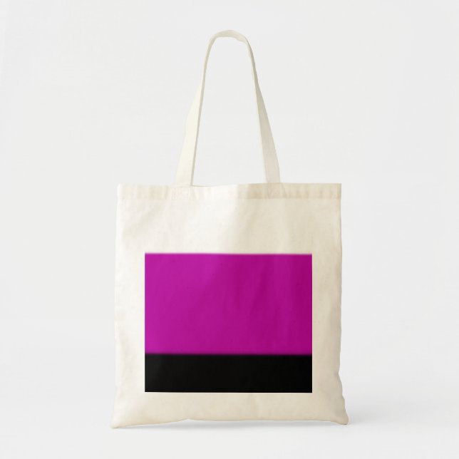 Bolsa Tote Ombre Branco, Rosa e Preto (Frente)