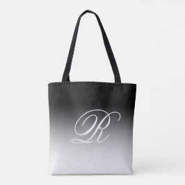 Bolsa Tote Ombro branco sobre qualquer cor com monograma