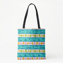 Bolsa Tote Ombro em Comprimentos de Onda - Branco