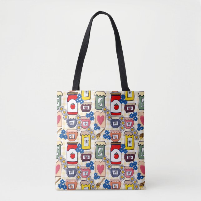 Bolsa Tote Ombro em Jam Session do Mercado de Agri (Frente)