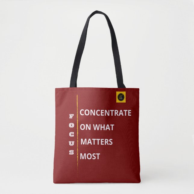 Bolsa Tote Ombro - Focus Vibe (Frente)
