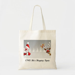 Bolsa Tote OMG Ela está Comprando de novo