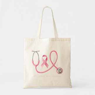 Bolsa Tote Oncologista BC e enfermeira de Ocologia no Cancer 