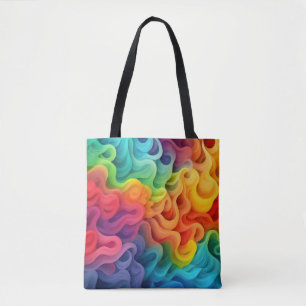 Bolsa Tote Ondas Abstrato