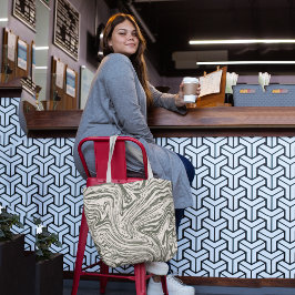 Bolsa Tote ondas abstrato