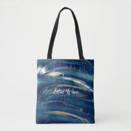 Bolsa Tote Ondas Azuis
