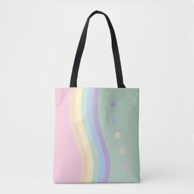 Bolsa Tote Ondas de Delícia (Fluxo) (Frente)