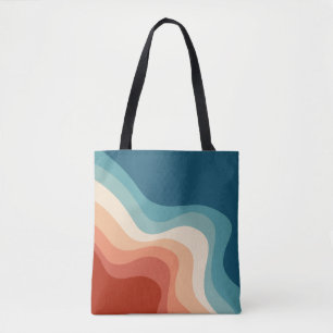 Bolsa Tote Ondas de estilo retrorreflector