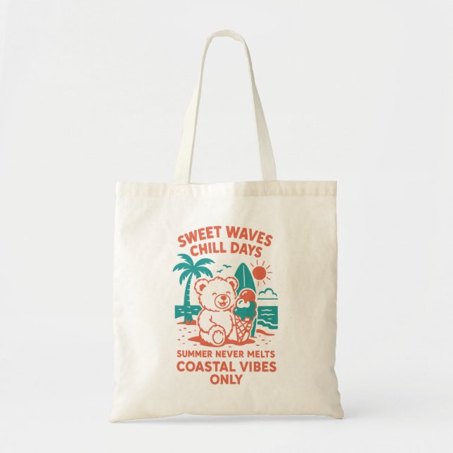 Bolsa Tote Ondas doces dias de frio (Frente)