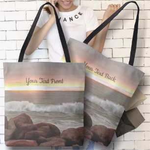Bolsa Tote Ondas e pedras 0893