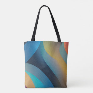 Bolsa Tote Ondas e ventos abstrato 29