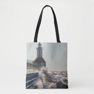 Bolsa Tote Ondas Fiercivas Na Rua Joseph