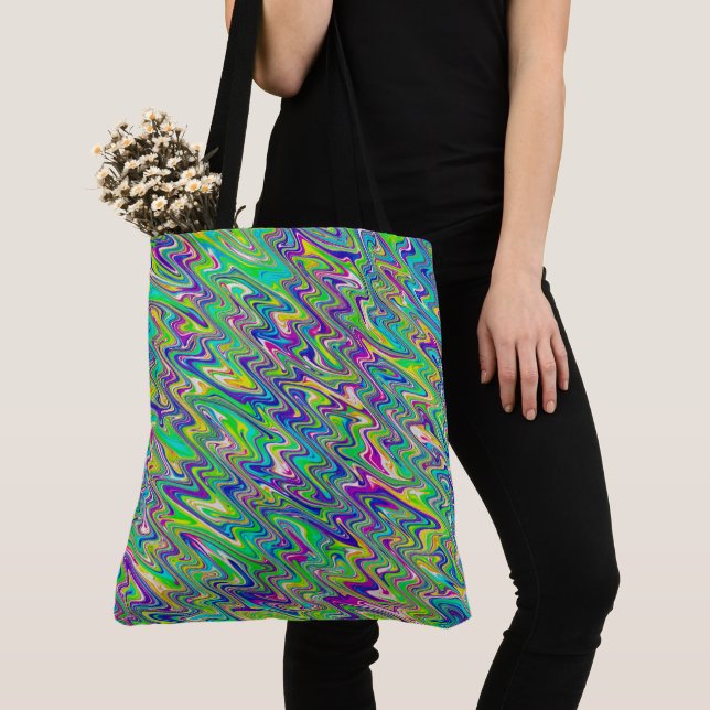 Bolsa Tote Ondas Funky  (Close Up)