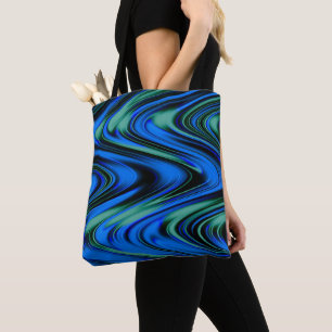 Bolsa Tote Ondas giratórias...