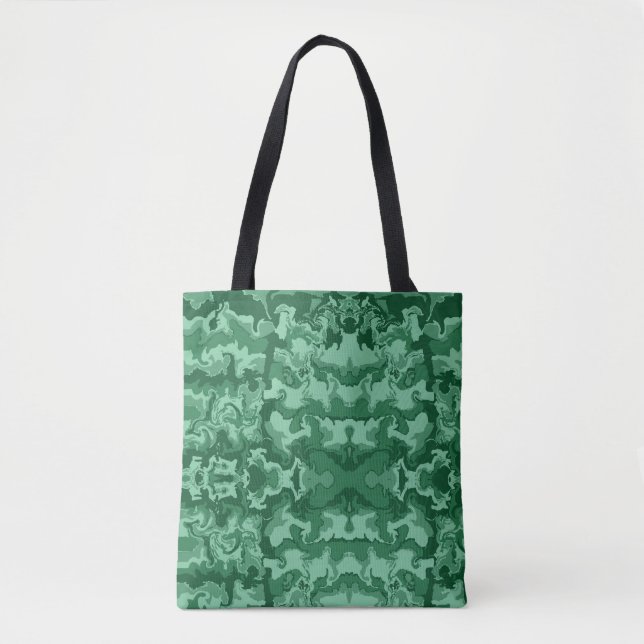 Bolsa Tote Ondas verdes (Frente)
