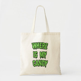Bolsa Tote Onde está o meu Candy Halloween