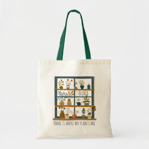 Bolsa Tote Onde estão as minhas plantas Nome das Plantas Po