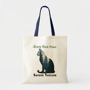 Bolsa Tote Onde Os Gatos Roam, A Natureza Estimula A Arte Da