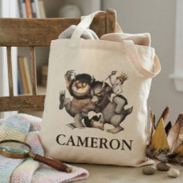 Bolsa Tote Onde Vivem os Monstros | Adicione seu Nome