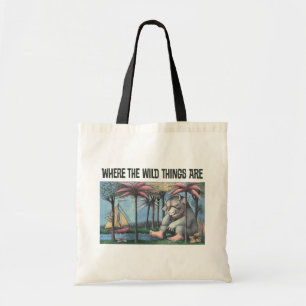 Bolsa Tote Onde Vivem os Monstros   Capa do Livro